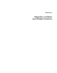 Magnetic Levitation and Related Systems CONTENTS