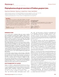 Phytopharmacological Overview of Psidium Guajava Linn
