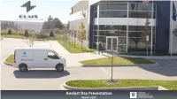 Analyst Day Presentation March 2021 Disclaimer