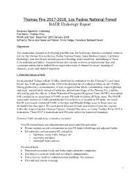 Baer Survey Specialist Report Format