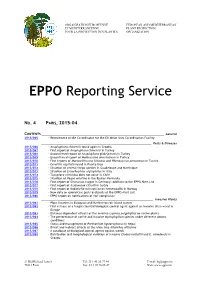 EPPO Reporting Service