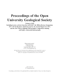 Proceedings of the Open University Geological Society