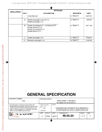 General Specification