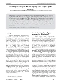 Psychoethological Perspective on Play: Implications for Research and Practice