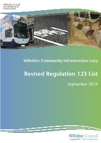 Revised Regulation 123 List