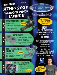 Stempf Savings!