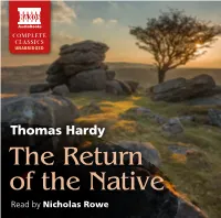 The Return of the Native Read by Nicholas Rowe CD 1 CD 2