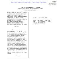 AMENDED COMPLAINT BUILDING INSTITUTE, TERESA for INJUNCTIVE and BETTIS, SHERYL THREADGILL- DECLARATORY RELIEF MATTHEWS, and GREGORY BENTLEY