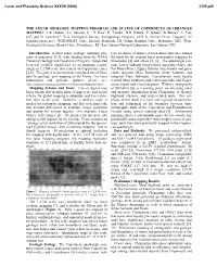The Lunar Geologic Mapping Program and Status of Copernicus Quadrangle Mapping