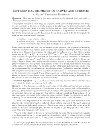 Differential Geometry of Curves and Surfaces 6