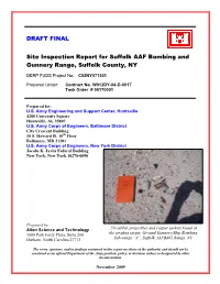Suffolk County AAF Bombing and Gunnery Range MMRP Project No