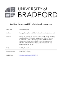 The University of Bradford Institutional Repository