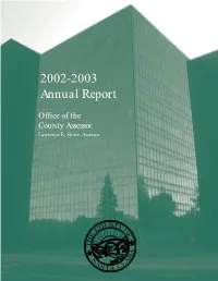 2002-2003 Annual Report