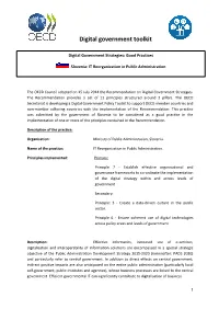 IT Reorganization in Public Administration