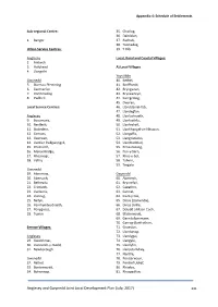 Anglesey and Gwynedd Joint Local Development Plan (July, 2017) 241 Appendix 4: Schedule of Settlements