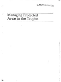 Managing Protected Areas in the Tropics