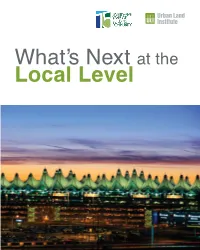 What's Next at the Local Level