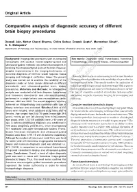 Comparative Analysis of Diagnostic Accuracy of Different Brain Biopsy Procedures