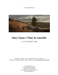 Once Upon a Time in Anatolia