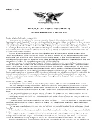Introductory Bios of Tarsus Members