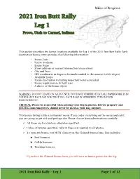 Miles of Progress 2021 Iron Butt Rally – Leg 1 Page 1 of 12