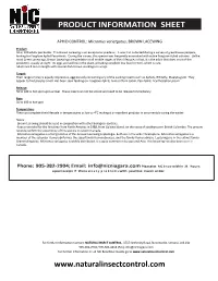 View Additional Information
