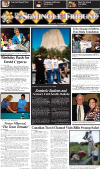 Birthday Bash for David Cypress