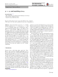 Μ → Eγ and Matching at Mw