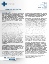 Industrial Bus World Introduction