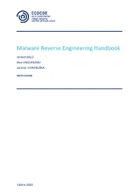 Malware Reverse Engineering Handbook