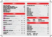 DRINKS MENU 04-06-2020 SY+CITY 12-30Pm.Pdf 1 4/06/2020 12:31:25 PM