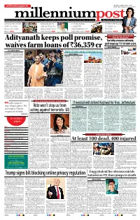 Adityanath Keeps Poll Promise, Waives Farm Loans Of