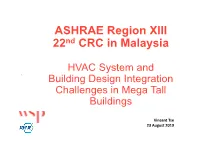 HVAC System and Building Design Integration Challenges in Mega Tall
