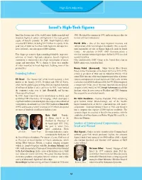 Israel's High-Tech Figures