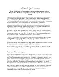 Mushkegowuk Council Comments on Draft Guidelines for the Conduct Of