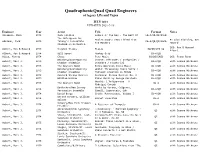 Quadraphonicquad Quad Engineers of Legacy Lps and Tapes
