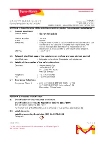 SAFETY DATA SHEET Revision Date 14.09.2021 According to Regulation (EC) No