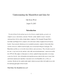 Understanding the Mandelbrot and Julia Set