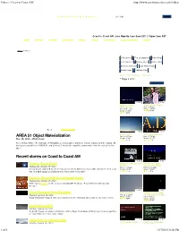 AREA 51 Object Materialization Jun 12 8:56Pm May 8 7:14Pm Nov