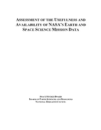 Assessment of the Usefulness and Availability of Nasa's Earth And