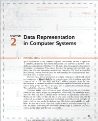 Data Representation in Computer Systems
