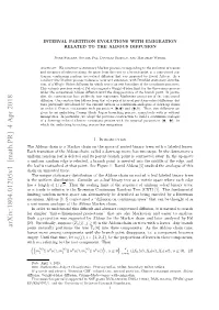 Interval Partition Evolutions with Emigration Related to the Aldous Diffusion