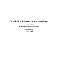 Introduction to Malware