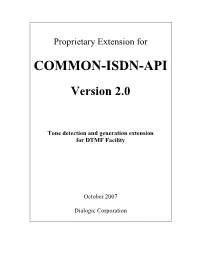 Common-Isdn-Api