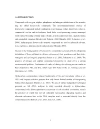 1.0 INTRODUCTION Compounds with Oxygen, Sulphur, Phosphorus And