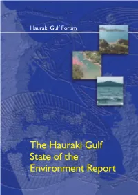 Hauraki Gulf State of the Environment Report 2004