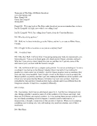 Transcript of Eartchanges TV Radio Hour