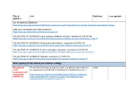 View Guidance Summary