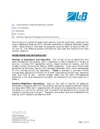 2017 SUN Baseline Noise Modeling Memo