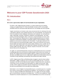 CDP Forest 2020